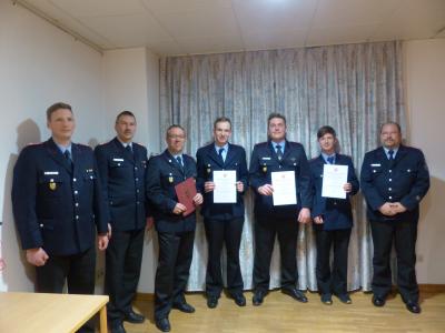 Foto zur Meldung: Einsatz während Jahreshauptversammlung Foto zur Meldung: Einsatz während Jahreshauptversammlung