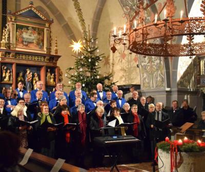 Besonderer Moment: Der Schlussauftritt aller Chöre in der Klettwitzer Kirche