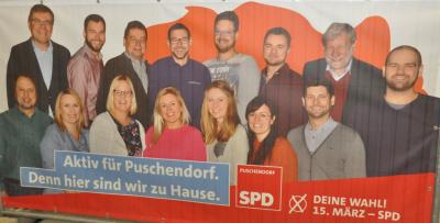 14 überwiegend junge Bewerber für den Gemeinderat präsentiert die Puschendorfer SPD