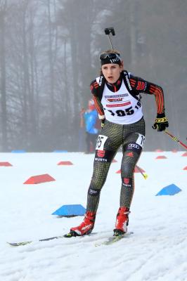 Foto zur Meldung: Emilie Behringer holt erste Deutsche Medaille bei der Biathlon JWM