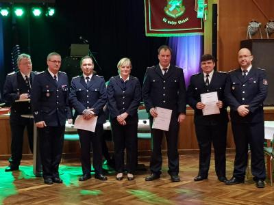 Foto zur Meldung: Jahreshauptversammlung der Freiwilligen Feuerwehr Rehfelde