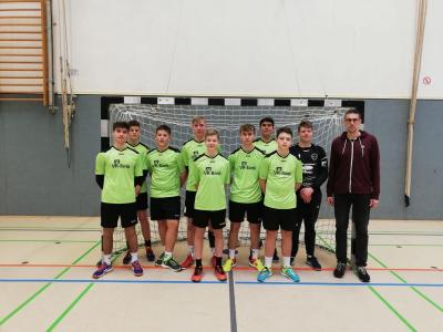 Foto zur Meldung: Anne-Frank-Realschule wird 3. beim Handball Bezirksendrundenturnier