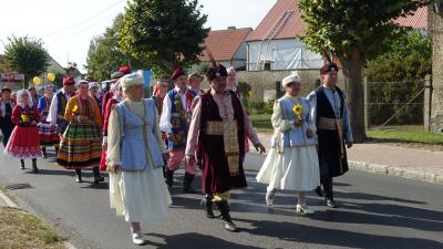 Polnische Delegation beim Zinndorfer Oktoberfest-Umzug 2018