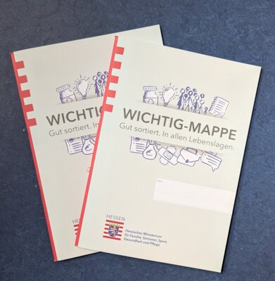 Notfallmappe - Wichtigmappe - wieder im Rathaus erhältlich