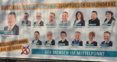 Für die Freien Wähler in Puschendorf steht "der Mensch im Mittelpunkt".