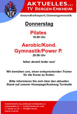 Pilates / Aerobic
