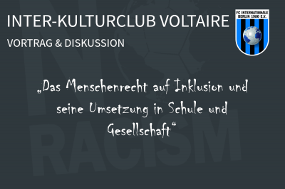 Club Voltaire: Das Menschenrecht auf Inklusion (Bild vergrößern)