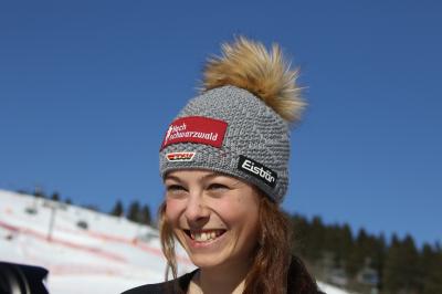 Hatte in Sunny Valley gut lachen: Daniela Maier (SZ Urach) fuhr beim Weltcup als Dritte erneut auf das Podest - Foto: Joachim Hahne