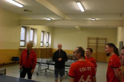 Tischtennis: Freundschaftsspiel gegen die Tennisfreunde Gersdorf (Bild vergrößern)