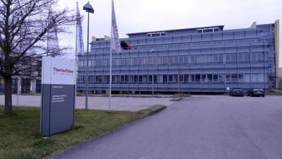 Seit Donnerstag geschlossen: Thermo Fisher Scientific in Freiburg hat die Mitarbeiter wegen dem Coronavirus nach Hause geschickt - Foto: Hahne / johapress