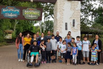 Bild der Meldung: AWO-Kreisverband unternahm Ausflug mit Flüchtlingsfamilien in den Serengetipark