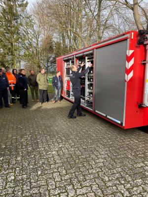 Foto zur Meldung: Führungskräfteschulung der Feuerwehren der Gemeinde Plattenburg
