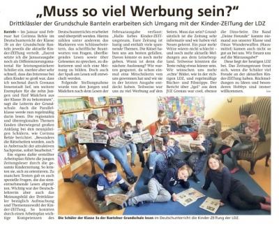 Zeitungsprojekt im Deutschunterricht