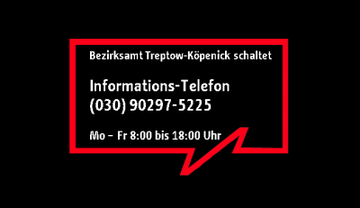 Foto zur Meldung: Informations-Telefon vom Bezirksamt Treptow-Köpenick