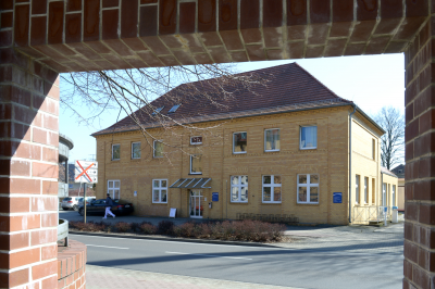 Vorrübergehend neuer Standort von Ambulanzen des Klinikums Niederlausitz (Bild vergrößern)