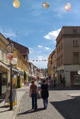 Stadt Perleberg | Ein Blick in die Einkaufsstraße von Perleberg
