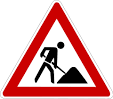 Bauarbeiten an der Hauptstraße in Walddrehna beginnen am 27.04.2020 (Bild vergrößern)