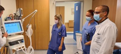 Foto zur Meldung: Krankenhaus Dierdorf/Selters erhält zusätzliche Beatmungsgeräte