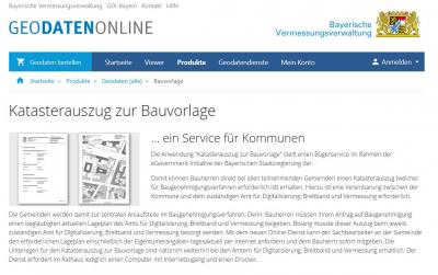 Bild der Meldung: Katasterauszug zur Bauvorlage kann jetzt direkt beim Markt Wallersdorf beantragt werden