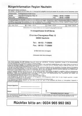 Nauheim Rathaus Burgerservice