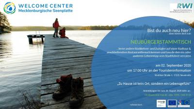 Ankündigung Neubürgerstammtisch 02.09.2020 in Neustrelitz