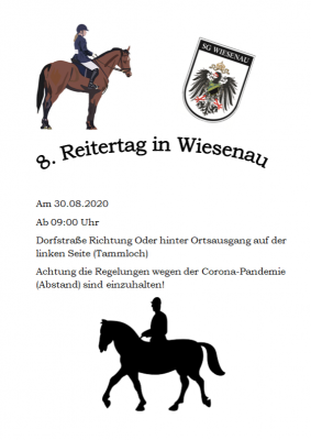 8. Reitertag in Wiesenau (Bild vergrößern)