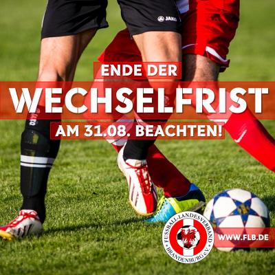 Ende der Wechselfrist am 31.08. beachten