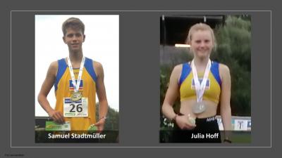 Mit 2 Goldmedalien, 1 Silber und 1 Bronze bei den Bayerische Meisterschaften U23/U16 in Erding vom 05.-06.09.2020