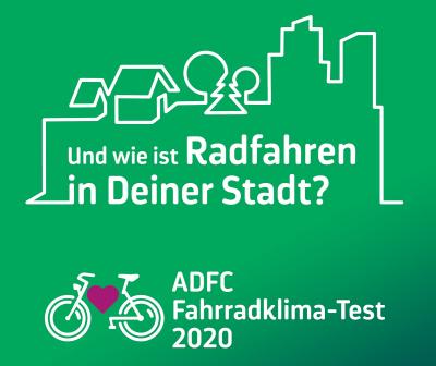 Vorschaubild zur Meldung: Abstimmen beim ADFC-Fahrradklima-Test 2020