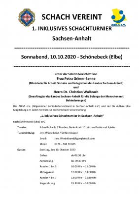 Vorschaubild zur Meldung: Schach vereint - Erstes Inklusives Schachturnier Sachsen-Anhalt