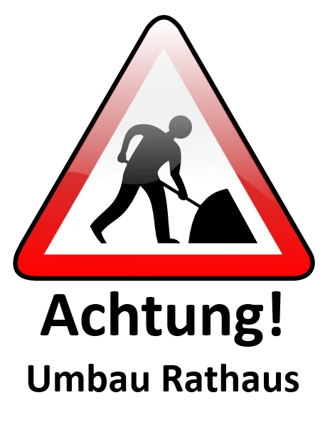 Baustellenschild