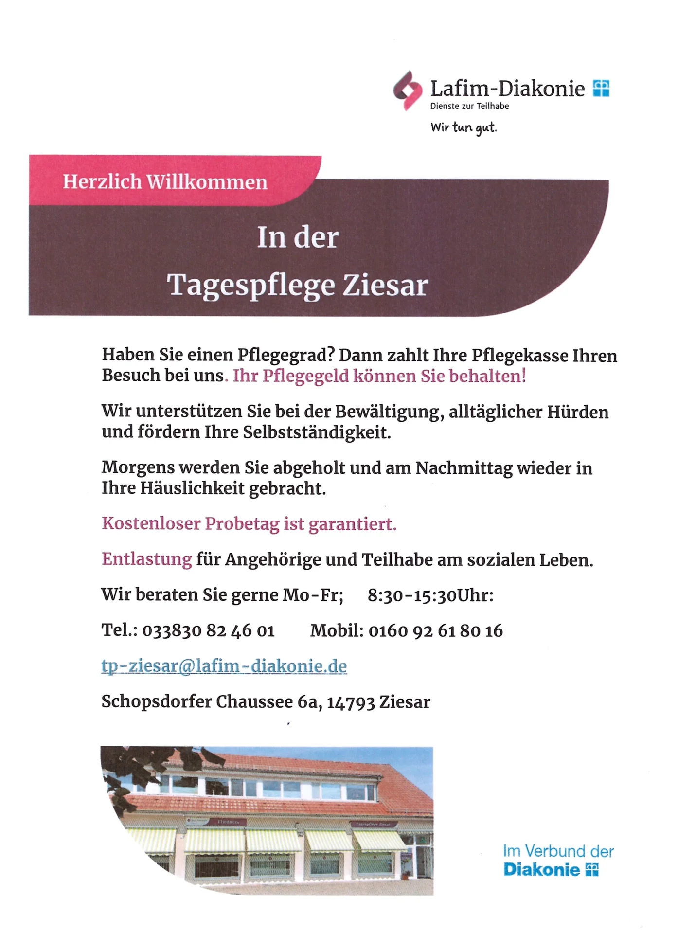 Tagespflege Ziesar