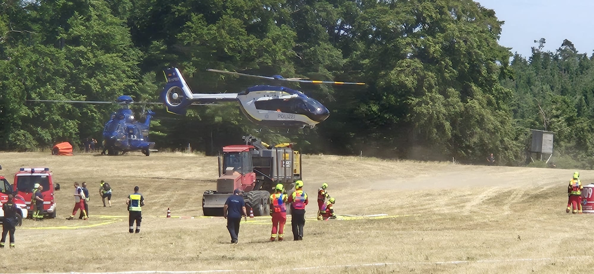 Einsatz Löschhubschrauber