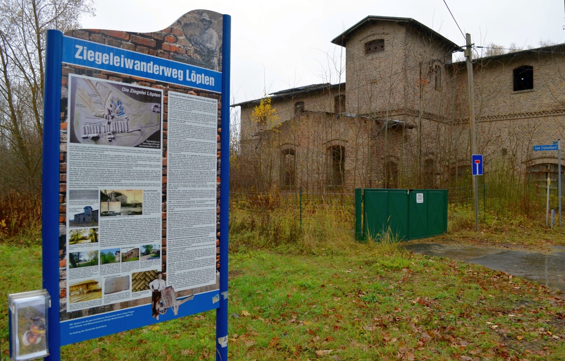 Die alte Ziegelei steht am Ziegeleiwanderweg in Löpten - vielleicht gibt es bald einen Backofen dort? Foto: Andreas Staindl