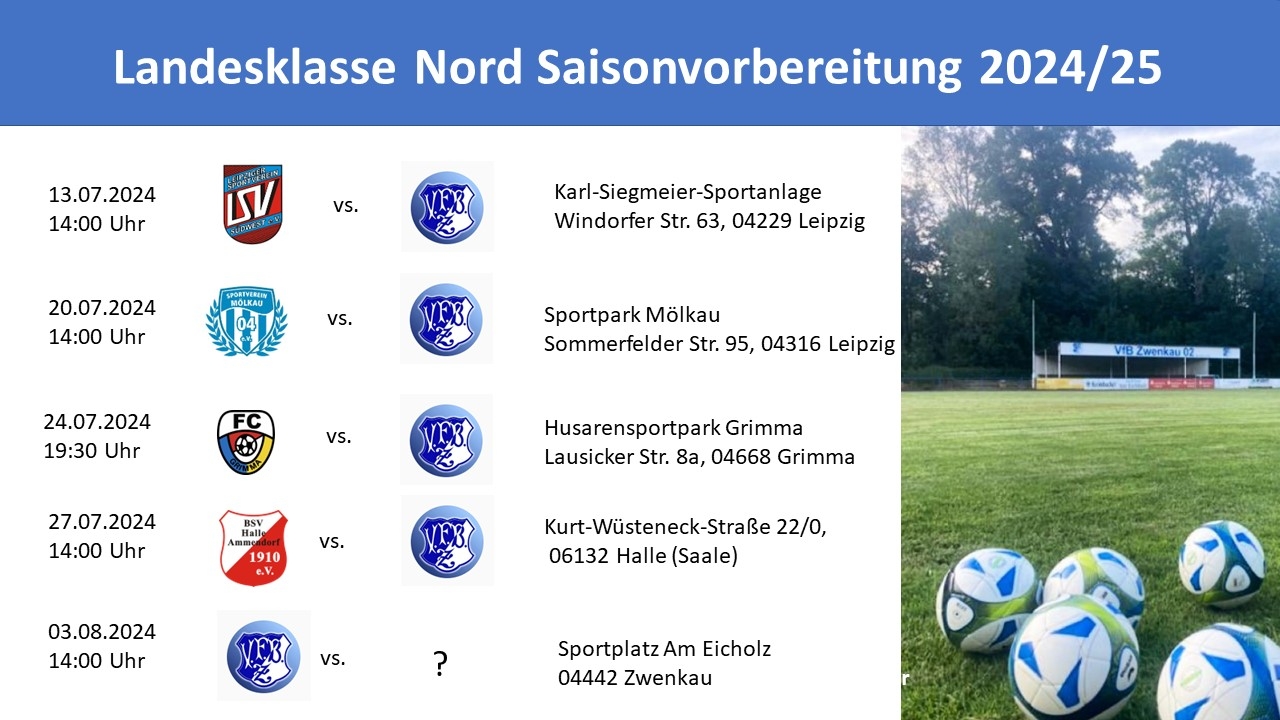 Testspieltermine 24-25