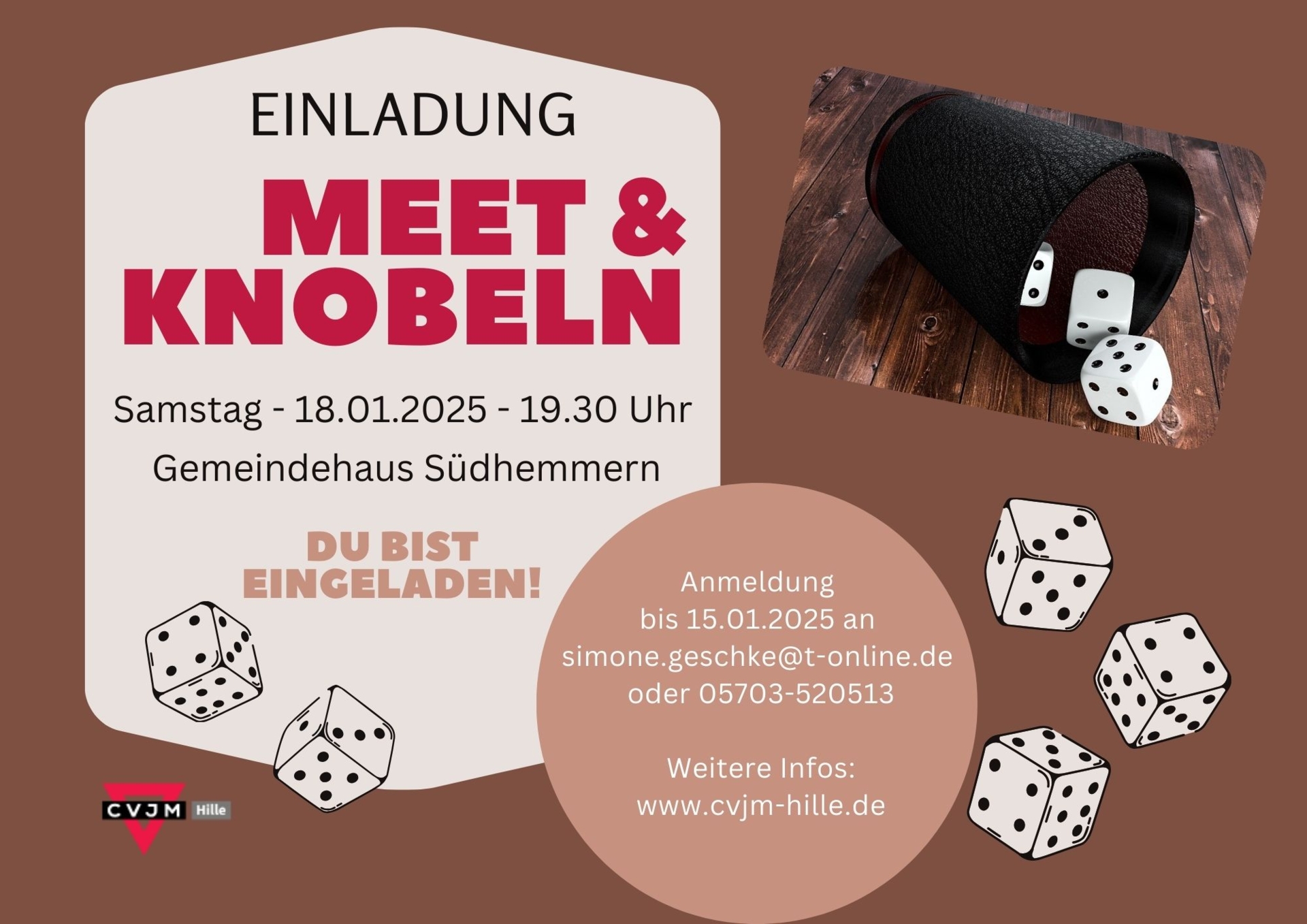 250118 EINLADUNG meet and knobeln quer