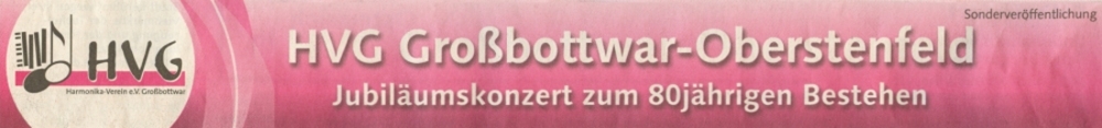 HVG Großbottwar-Oberstenfeld / Sonderveröffentlichung