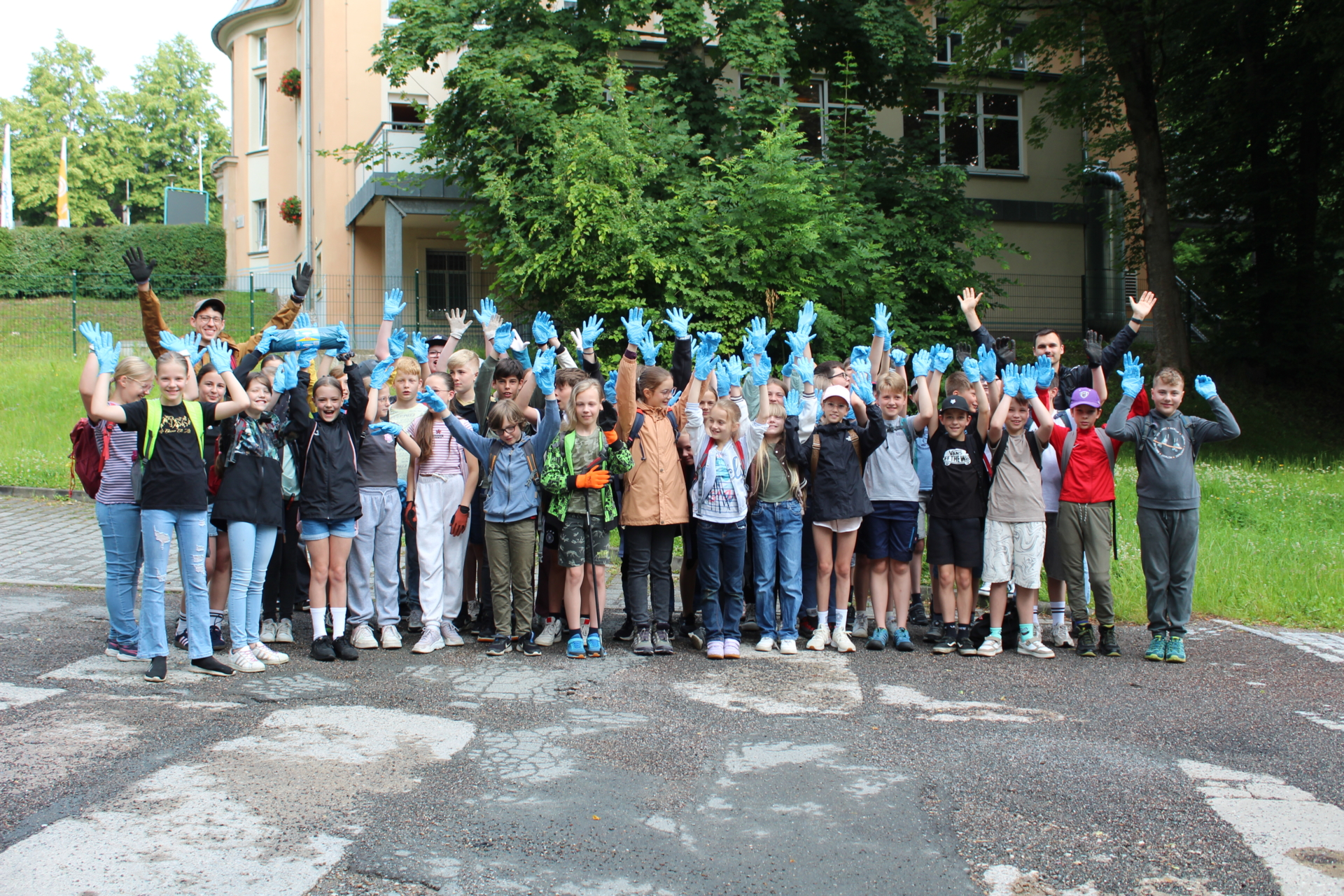 Gruppenbild Klasse 5C und 5D