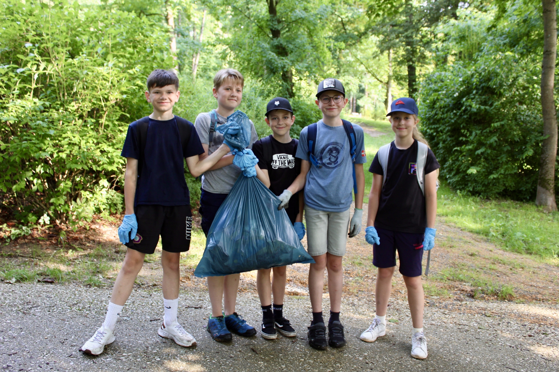 Lucien, Oskar, Ben, Wilhelm und Marie