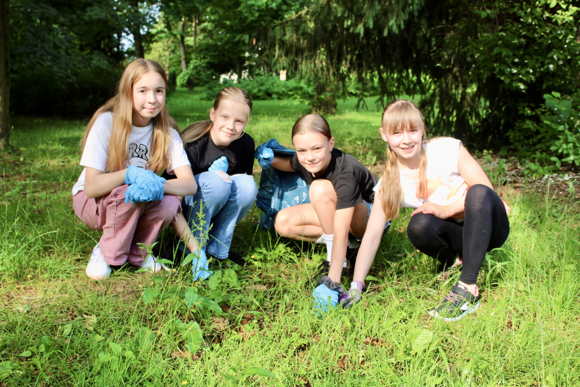 Sophie, Lilly, Elli und Emilia