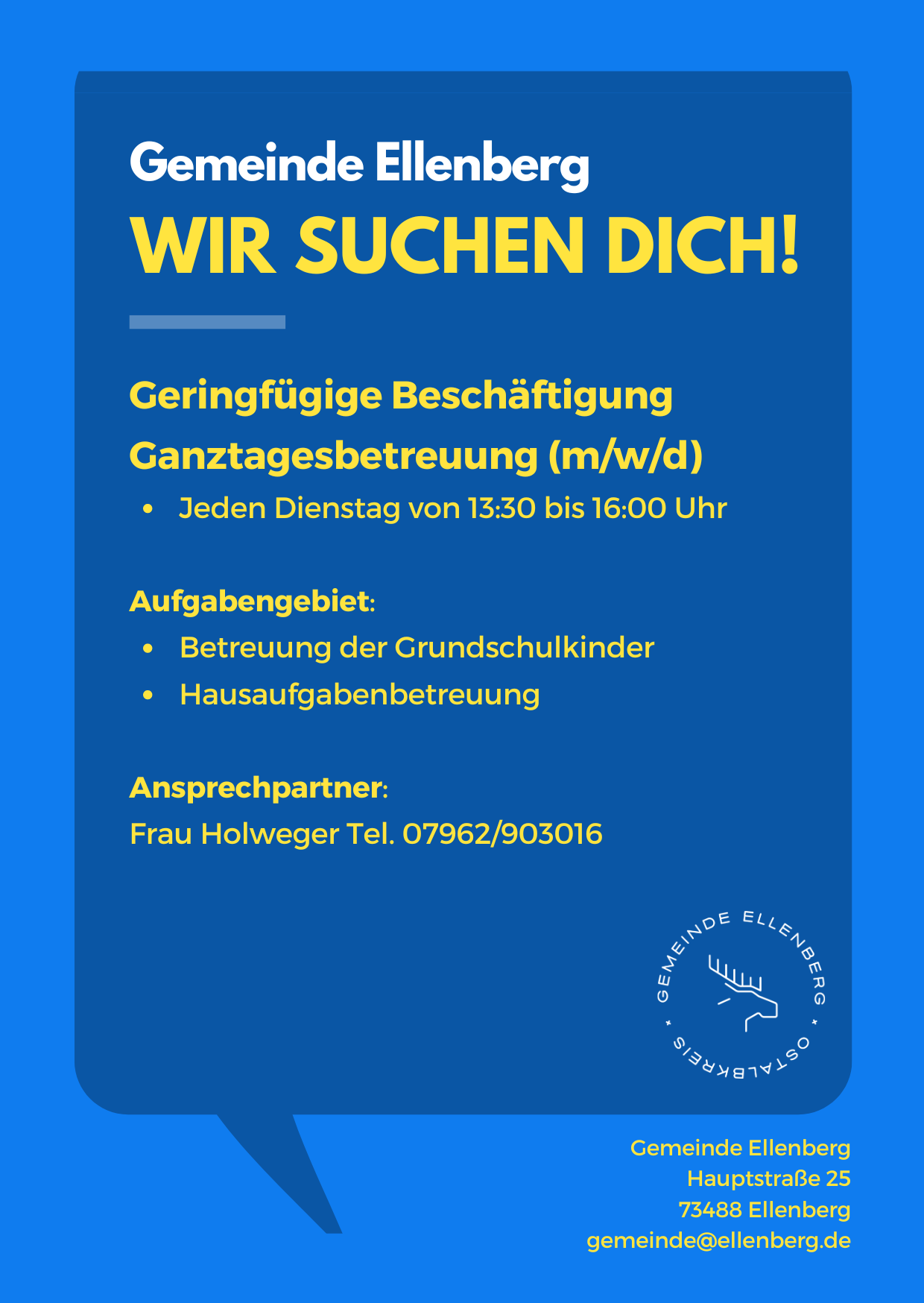 Stellenausschreibung