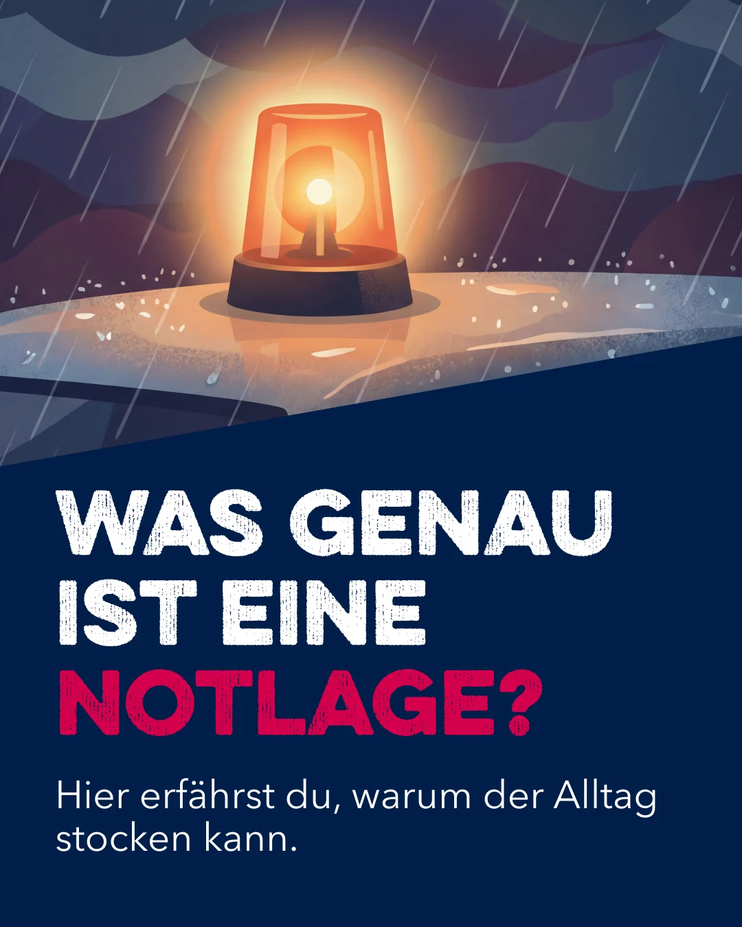 Was genau ist eine Notlage?