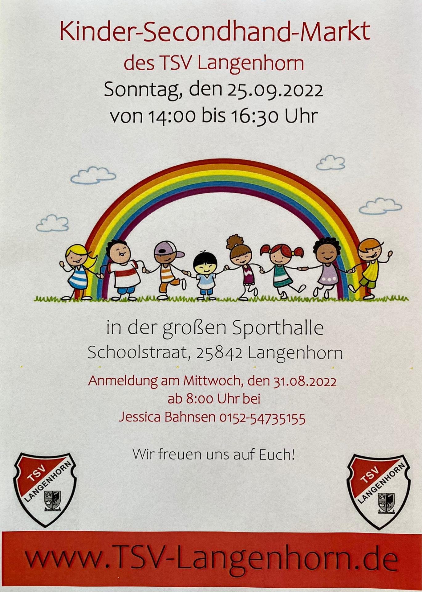 Flugblatt Kinder-Secondhand-Markt 2022