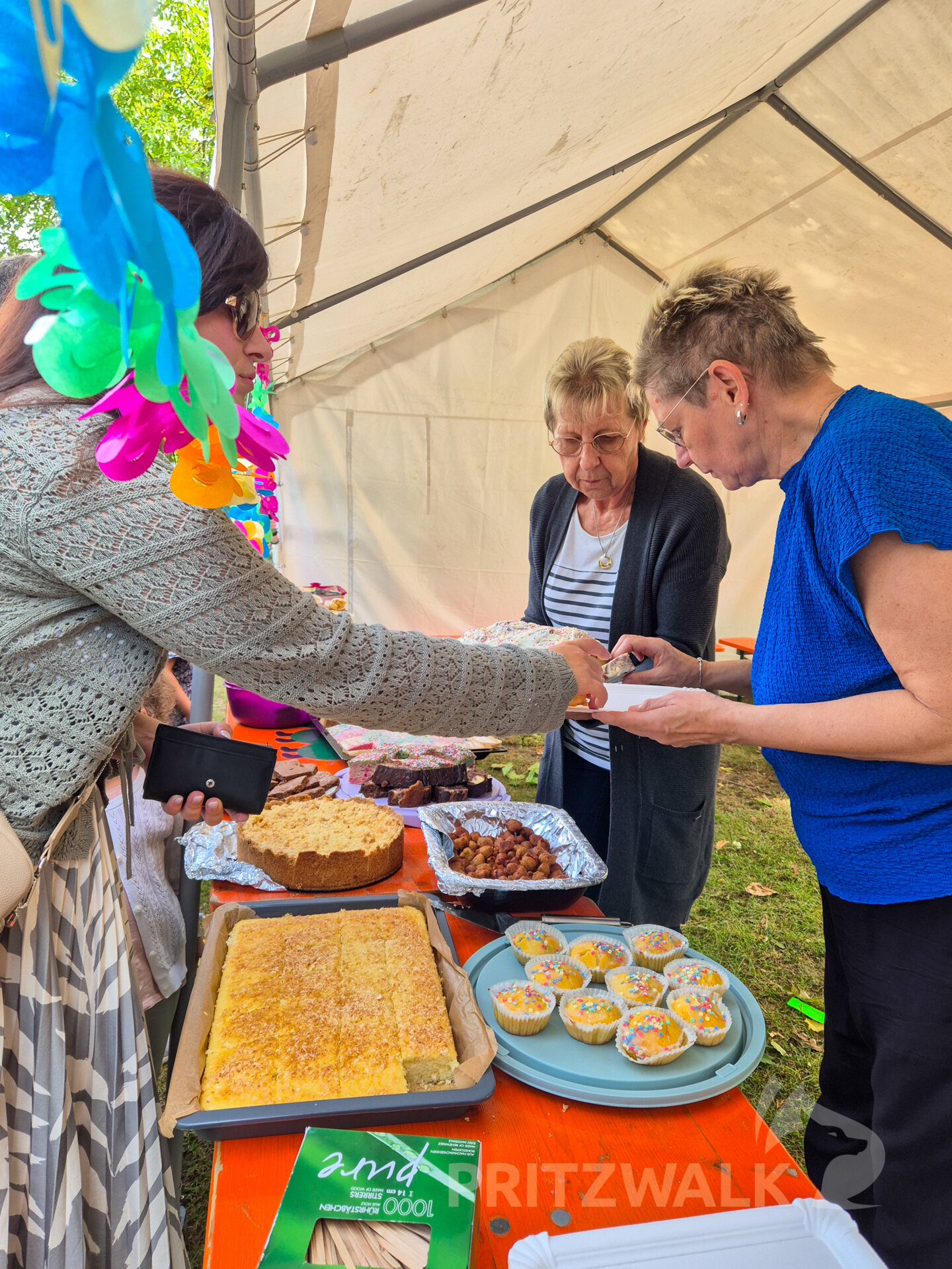 Daas Kuchenbufett war gut bestückt. Foto: Stadt Pritzwalk