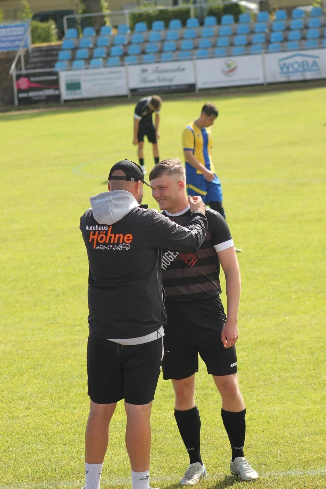 Noch ein paar aufbauende Worte vom Coach