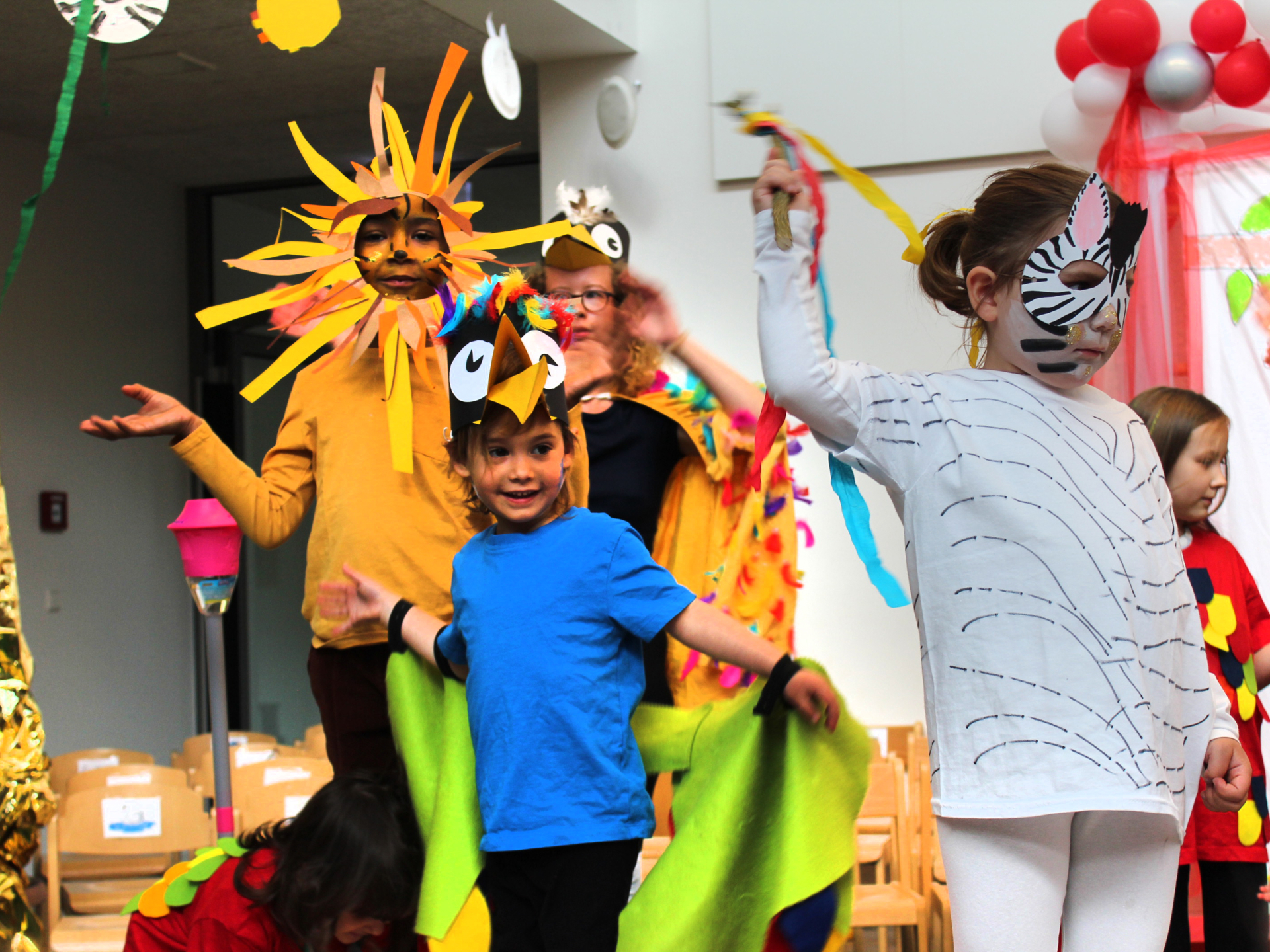 Kinderoper "Karneval der Tiere" in der Dallgower Kita Maulwurf (Foto: ASB Falkensee)