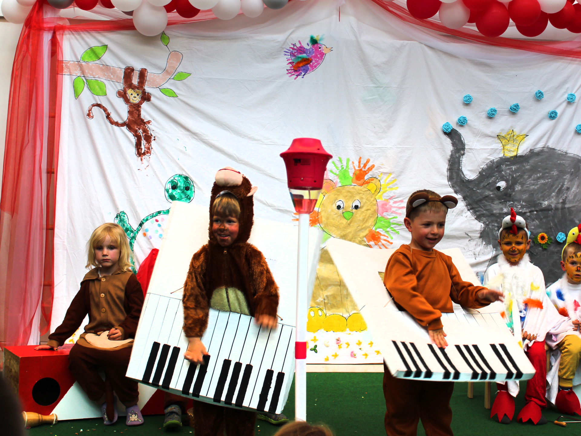 Kinderoper "Karneval der Tiere" in der Dallgower Kita Maulwurf (Foto: ASB Falkensee)