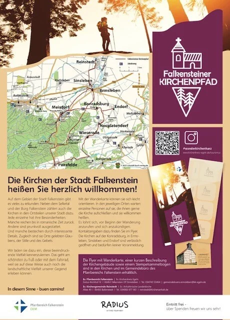 Plakat Falkensteiner Kirchenpfad