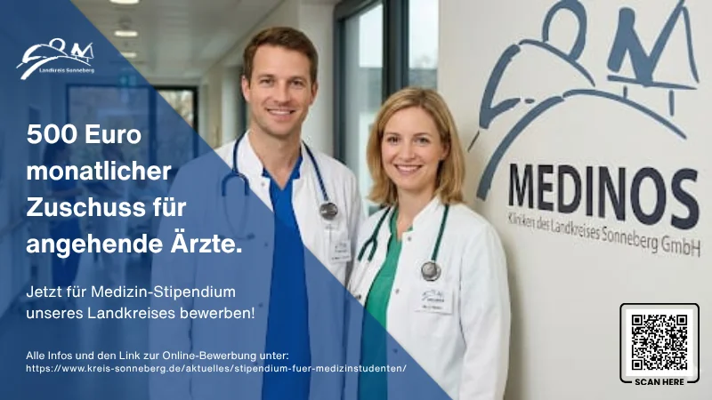 Medizin-Stipendium Landkreis Sonneberg_Imagegrafik