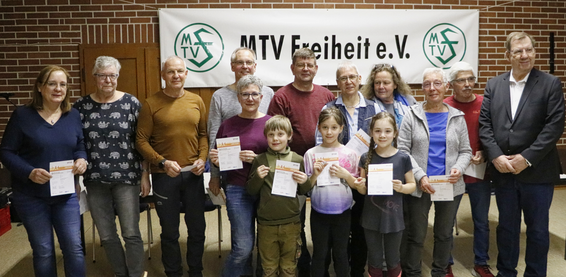 Sportabzeichen MTV Freiheit
